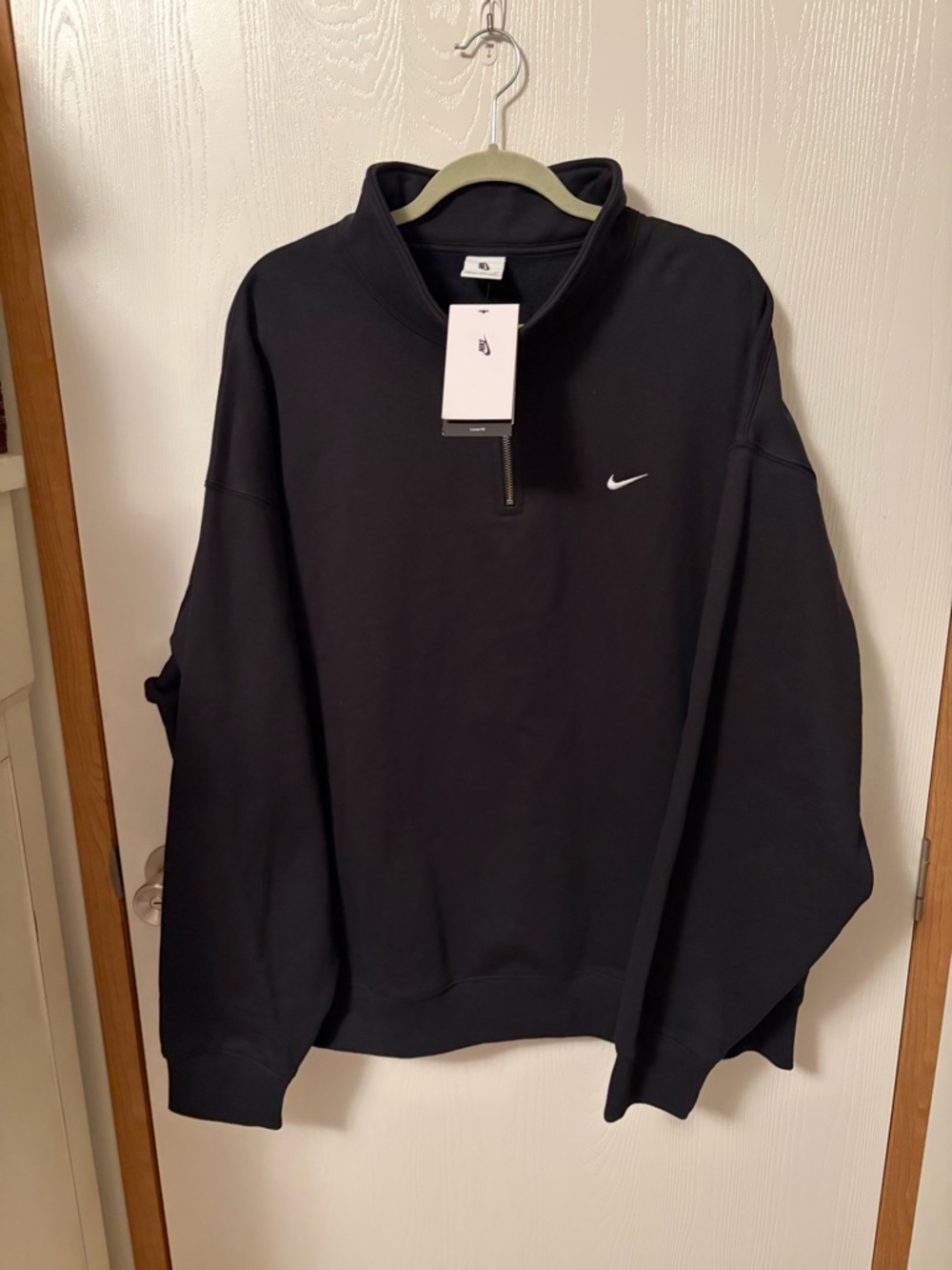 NIKE SOLO SWOOSH FLEECE QUARTER ZIP PULLOVER SZ 2XL NWT ($105)